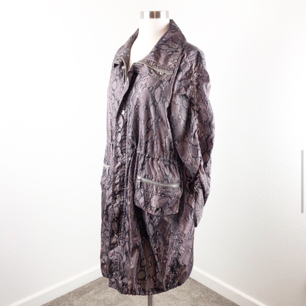 Michael Kors Python Snake Print Raincoat - image 5